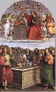 The Crowning of the Virgin (Oddi altar) RAFFAELLO Sanzio